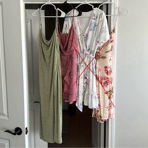 Petal and pup green dress